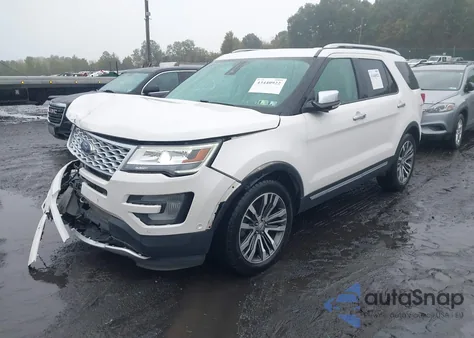 2017 Ford Explorer Platinum из США, поврежденный, VIN 1FM5K8HT5HGE26780